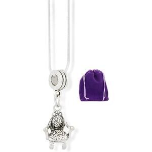 Chair Necklace Comfy Sitting (high back antique with swirls)